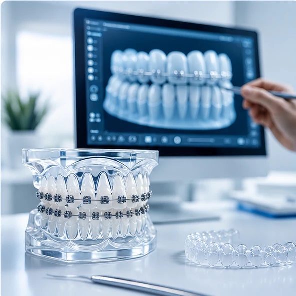 Extracții pentru aparat dentar – model ortodontic și planificare aliniere corectă Sector 2