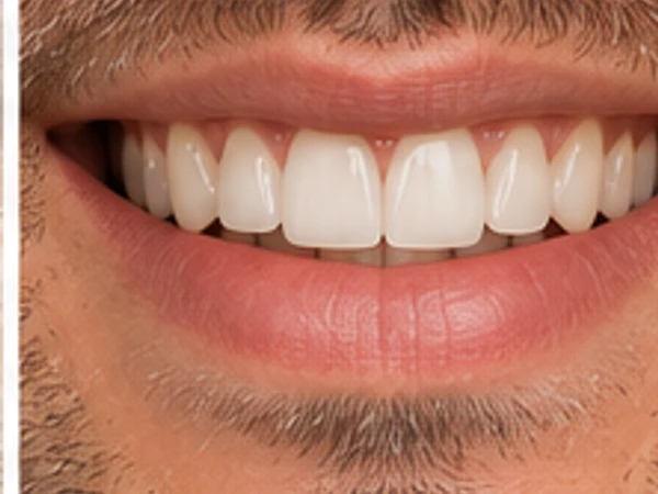 După implant dentar – zâmbet complet cu coroană pe implant, implant dentar premium București